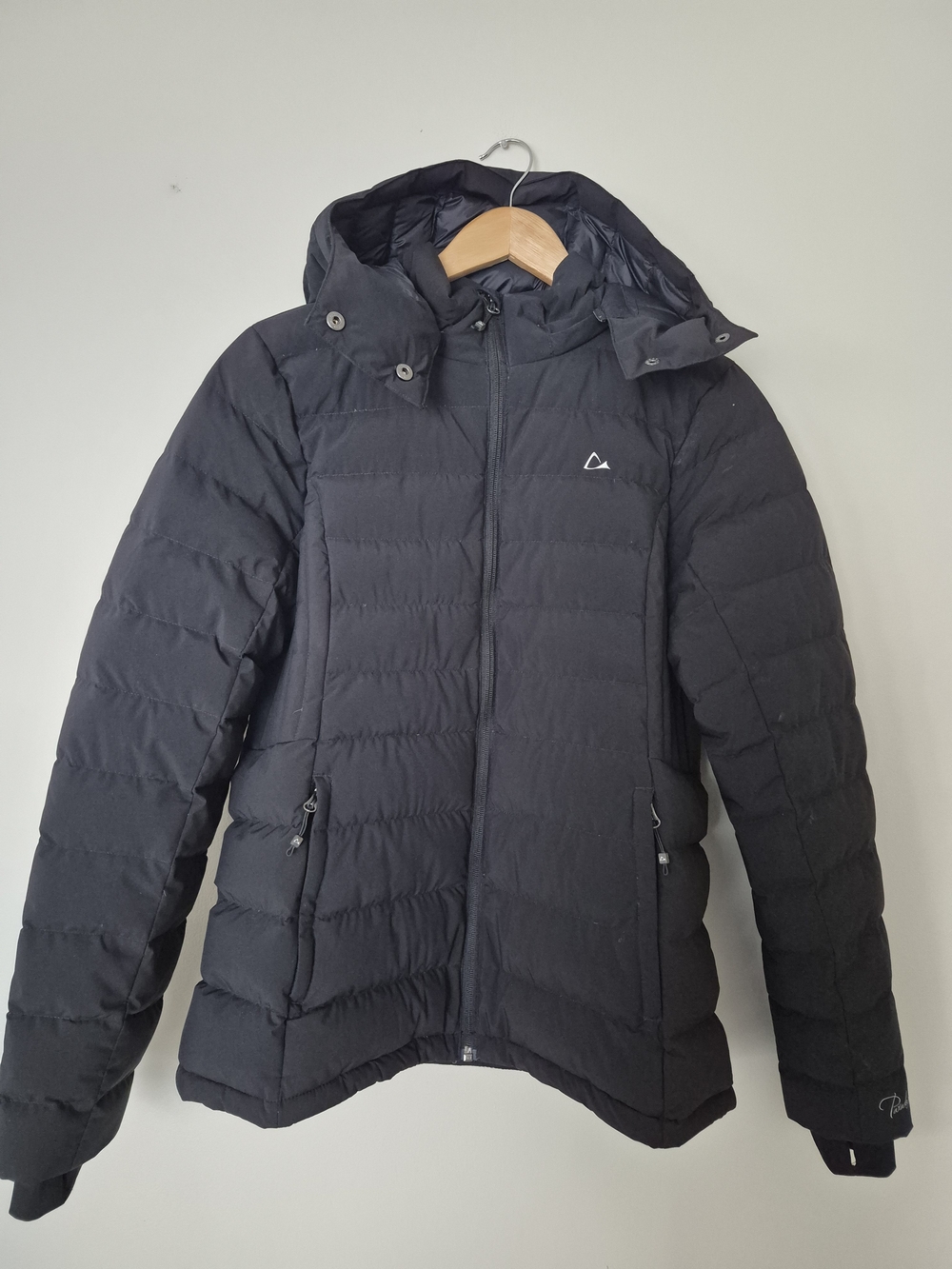 Paradox Women’s L Black 80/20 Down Packable Hooded Puffer Jacket